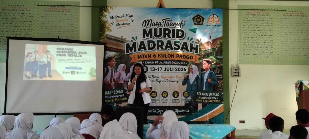 MTsN 6 Kulon Progo Bekali Murid Baru Fondasi Kesehatan Jiwa untuk Remaja